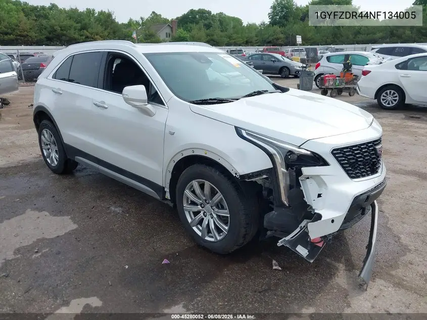 2022 Cadillac Xt4 Awd Premium Luxury VIN: 1GYFZDR44NF134005 Lot: 45280052