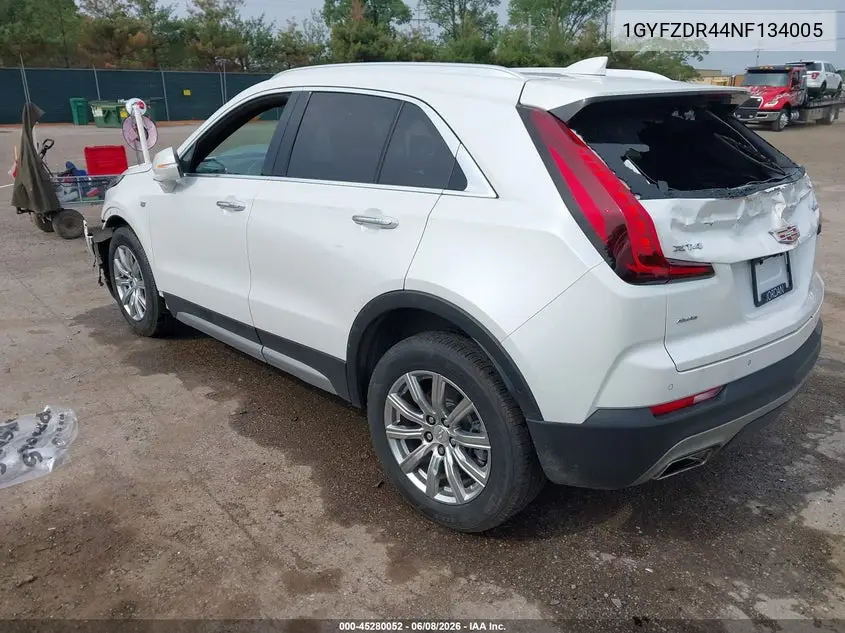 2022 Cadillac Xt4 Awd Premium Luxury VIN: 1GYFZDR44NF134005 Lot: 45280052