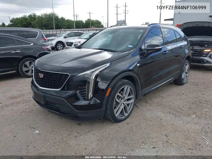 2022 Cadillac Xt4 Fwd Sport VIN: 1GYFZER44NF106999 Lot: 45332806