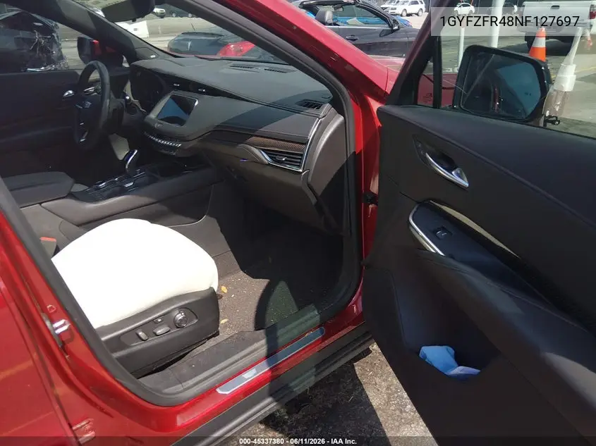 2022 Cadillac Xt4 Awd Sport VIN: 1GYFZFR48NF127697 Lot: 45337380