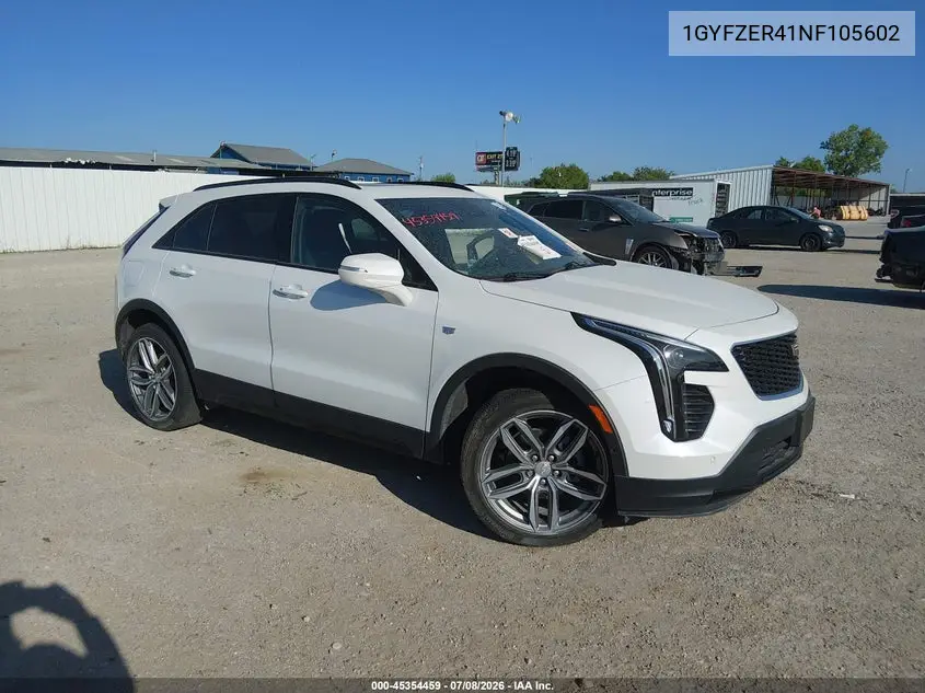 2022 Cadillac Xt4 Fwd Sport VIN: 1GYFZER41NF105602 Lot: 45354459