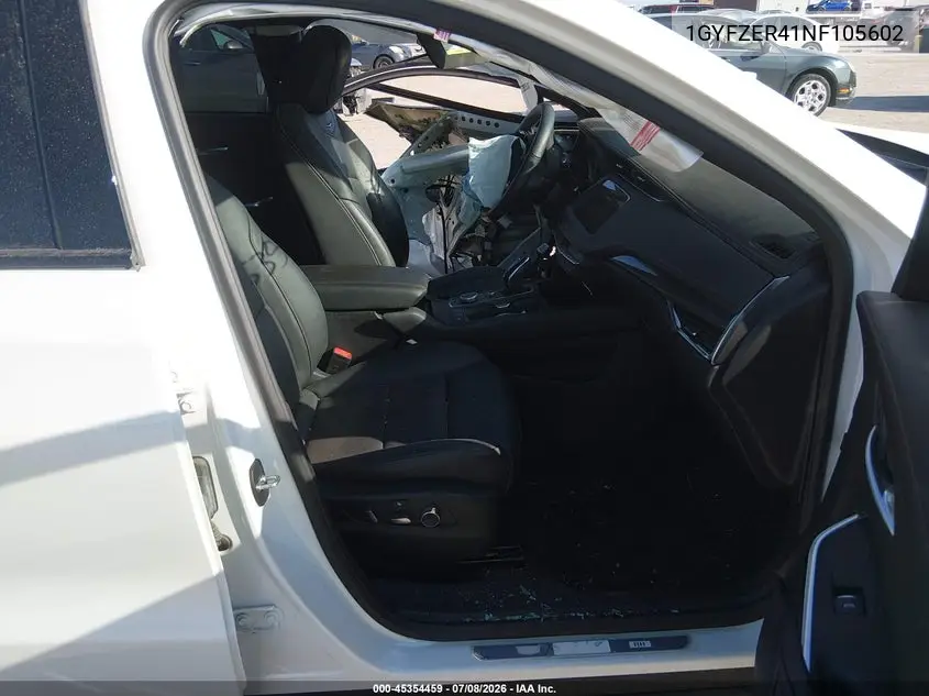 2022 Cadillac Xt4 Fwd Sport VIN: 1GYFZER41NF105602 Lot: 45354459