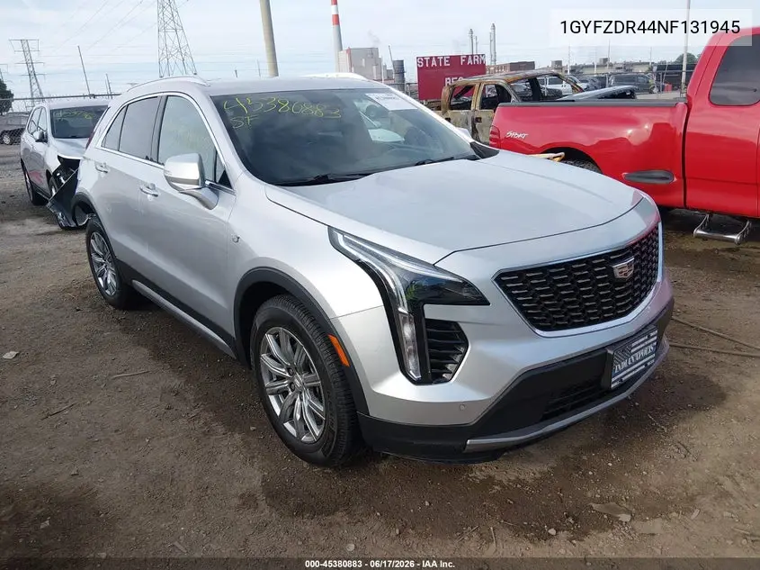 2022 Cadillac Xt4 Awd Premium Luxury VIN: 1GYFZDR44NF131945 Lot: 45380883