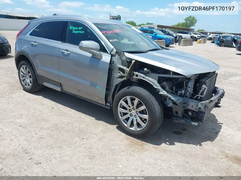 2023 Cadillac Xt4 Awd Premium Luxury VIN: 1GYFZDR46PF170197 Lot: 45242289