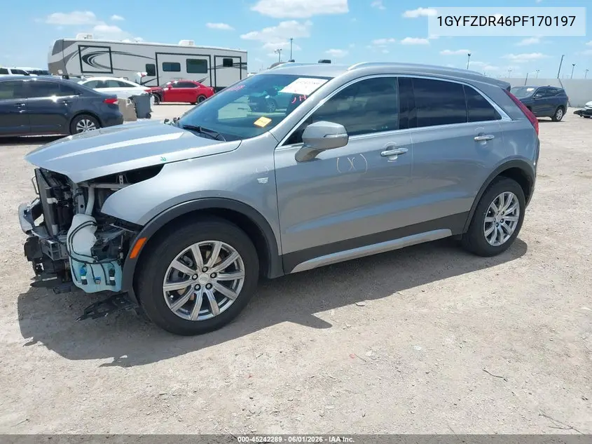 2023 Cadillac Xt4 Awd Premium Luxury VIN: 1GYFZDR46PF170197 Lot: 45242289