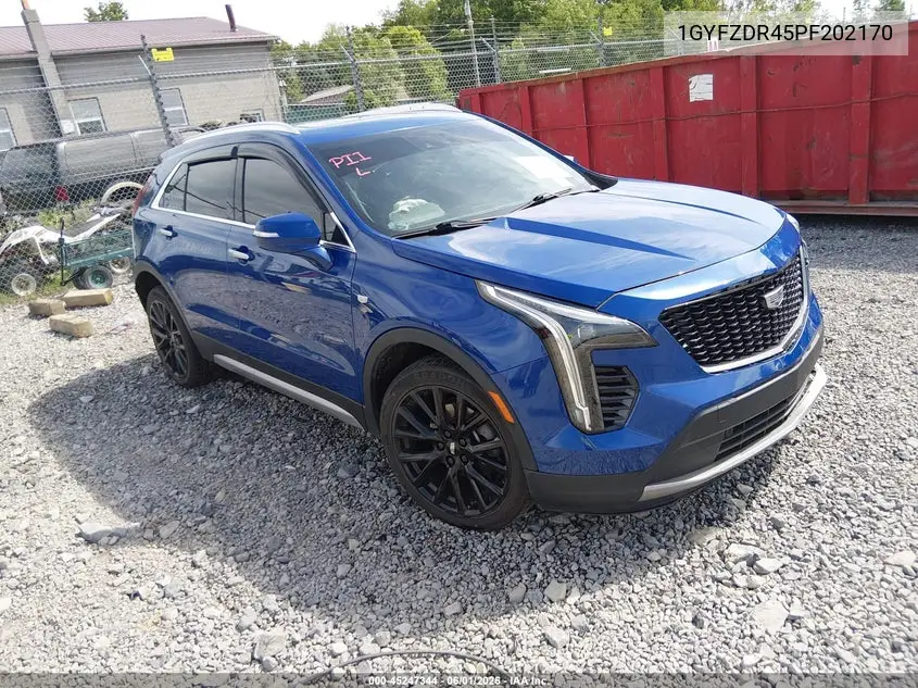 2023 Cadillac Xt4 Awd Premium Luxury VIN: 1GYFZDR45PF202170 Lot: 45247344