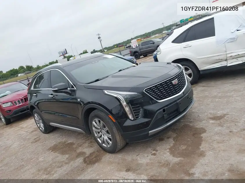2023 Cadillac Xt4 Awd Premium Luxury VIN: 1GYFZDR41PF160208 Lot: 45297613