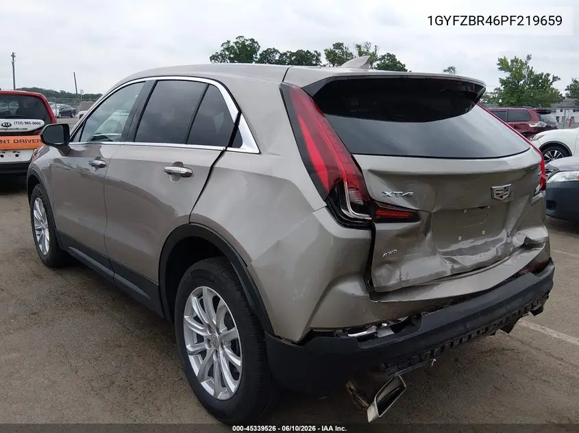 2023 Cadillac Xt4 Awd Luxury VIN: 1GYFZBR46PF219659 Lot: 45339526