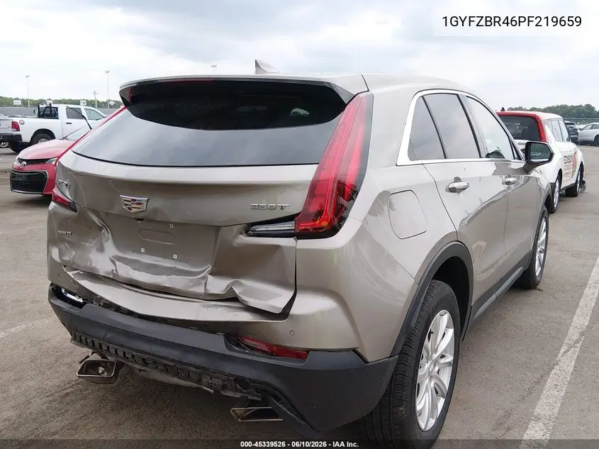 2023 Cadillac Xt4 Awd Luxury VIN: 1GYFZBR46PF219659 Lot: 45339526
