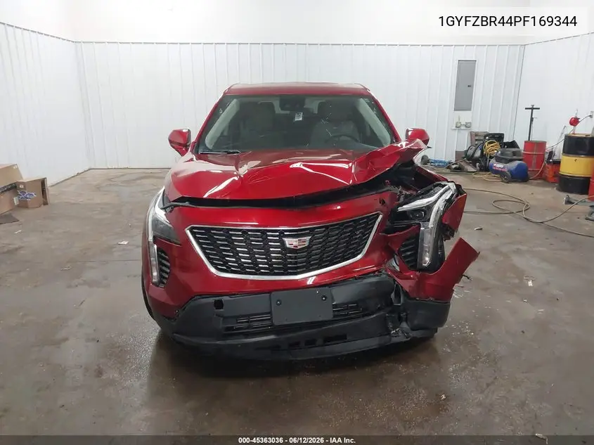 2023 Cadillac Xt4 Awd Luxury VIN: 1GYFZBR44PF169344 Lot: 45363036