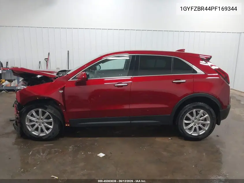 2023 Cadillac Xt4 Awd Luxury VIN: 1GYFZBR44PF169344 Lot: 45363036