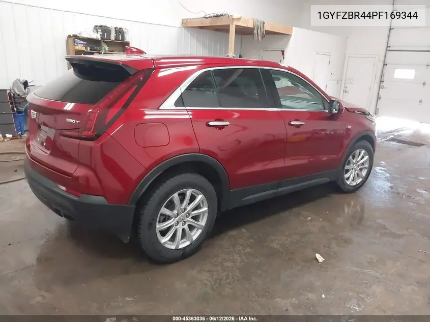 2023 Cadillac Xt4 Awd Luxury VIN: 1GYFZBR44PF169344 Lot: 45363036