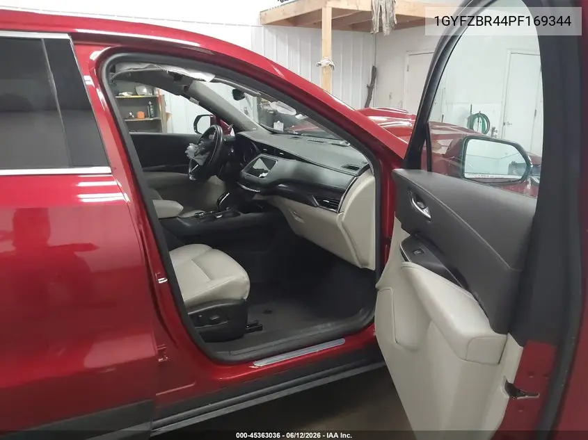 2023 Cadillac Xt4 Awd Luxury VIN: 1GYFZBR44PF169344 Lot: 45363036