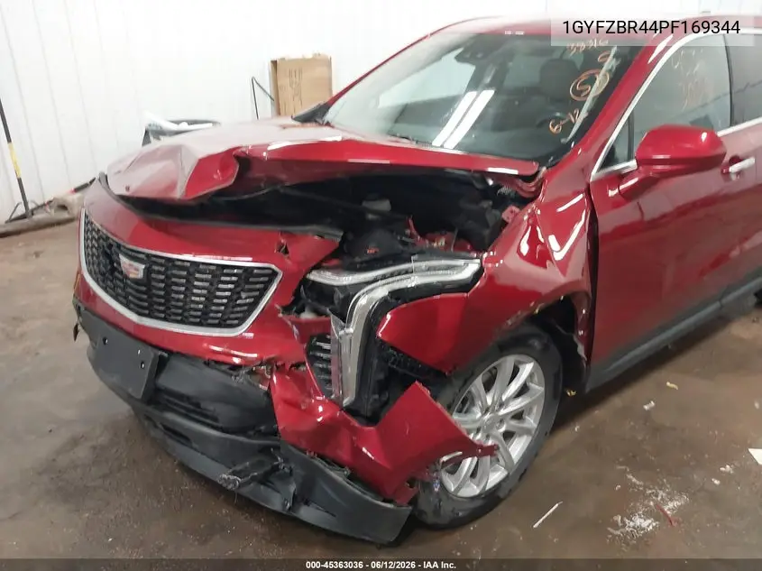2023 Cadillac Xt4 Awd Luxury VIN: 1GYFZBR44PF169344 Lot: 45363036
