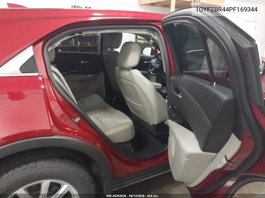 2023 Cadillac Xt4 Awd Luxury VIN: 1GYFZBR44PF169344 Lot: 45363036
