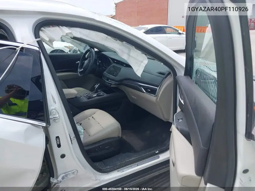 2023 Cadillac Xt4 Fwd Luxury VIN: 1GYAZAR40PF110926 Lot: 45384188