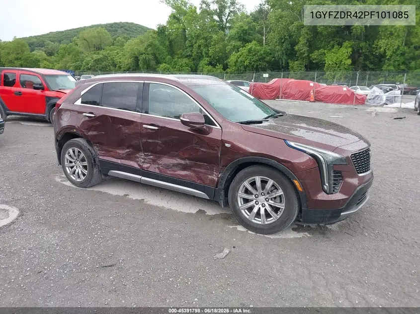 2023 Cadillac Xt4 Awd Premium Luxury VIN: 1GYFZDR42PF101085 Lot: 45391798