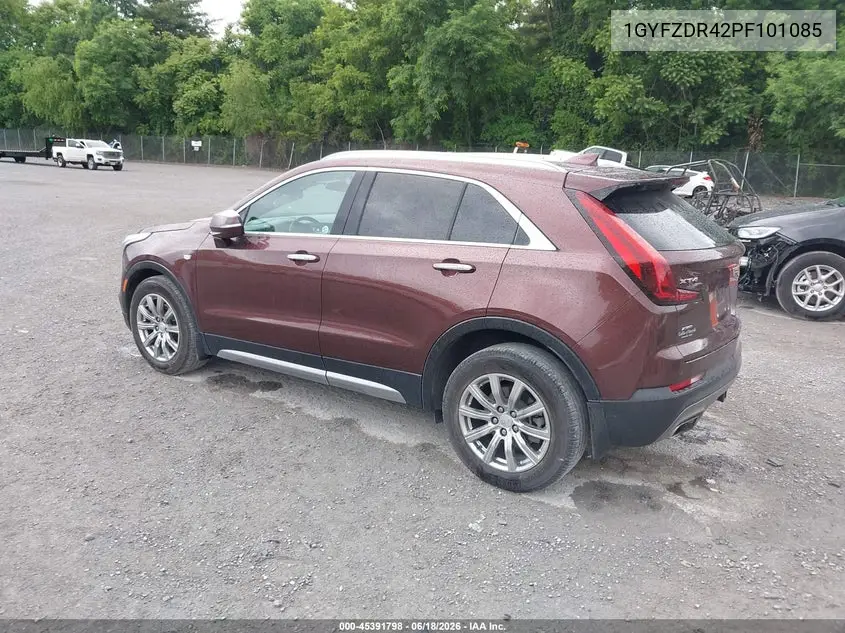 2023 Cadillac Xt4 Awd Premium Luxury VIN: 1GYFZDR42PF101085 Lot: 45391798