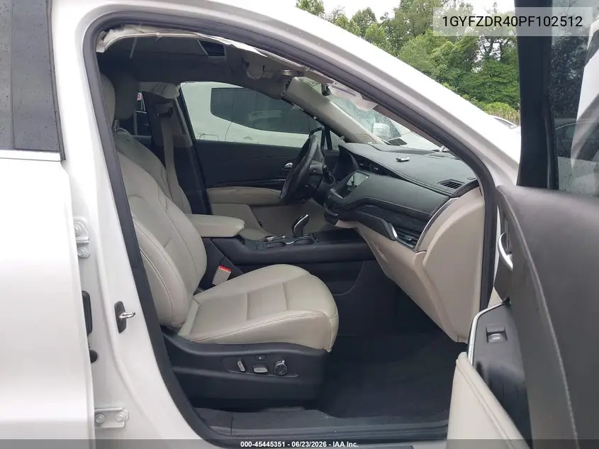 2023 Cadillac Xt4 Awd Premium Luxury VIN: 1GYFZDR40PF102512 Lot: 45445351