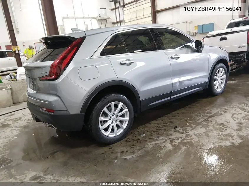 2023 Cadillac Xt4 Awd Luxury VIN: 1GYFZBR49PF156041 Lot: 45445426