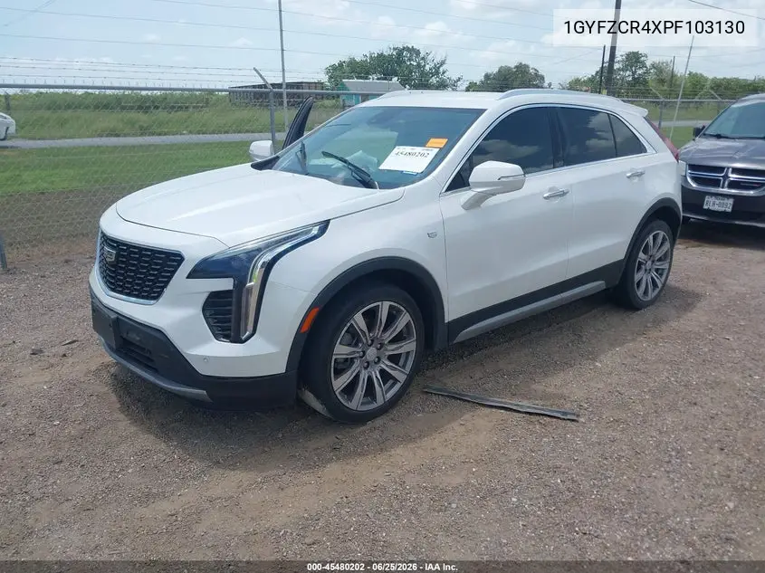 2023 Cadillac Xt4 Fwd Premium Luxury VIN: 1GYFZCR4XPF103130 Lot: 45480202
