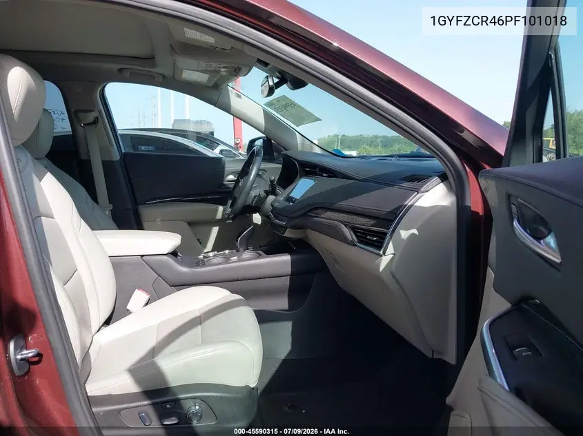 2023 Cadillac Xt4 Fwd Premium Luxury VIN: 1GYFZCR46PF101018 Lot: 45590315