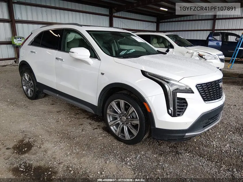 2023 Cadillac Xt4 Fwd Premium Luxury VIN: 1GYFZCR41PF107891 Lot: 45596637