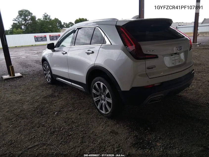 2023 Cadillac Xt4 Fwd Premium Luxury VIN: 1GYFZCR41PF107891 Lot: 45596637