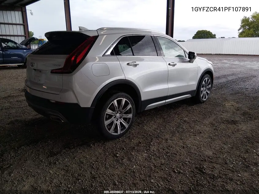 2023 Cadillac Xt4 Fwd Premium Luxury VIN: 1GYFZCR41PF107891 Lot: 45596637