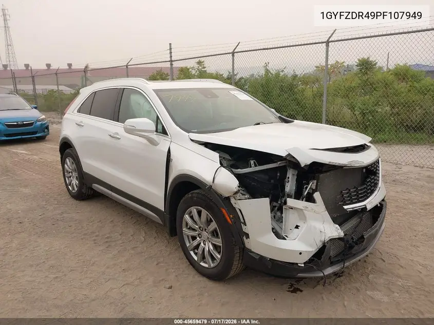 2023 Cadillac Xt4 Awd Premium Luxury VIN: 1GYFZDR49PF107949 Lot: 45659479
