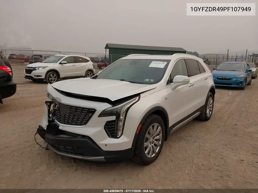 2023 Cadillac Xt4 Awd Premium Luxury VIN: 1GYFZDR49PF107949 Lot: 45659479