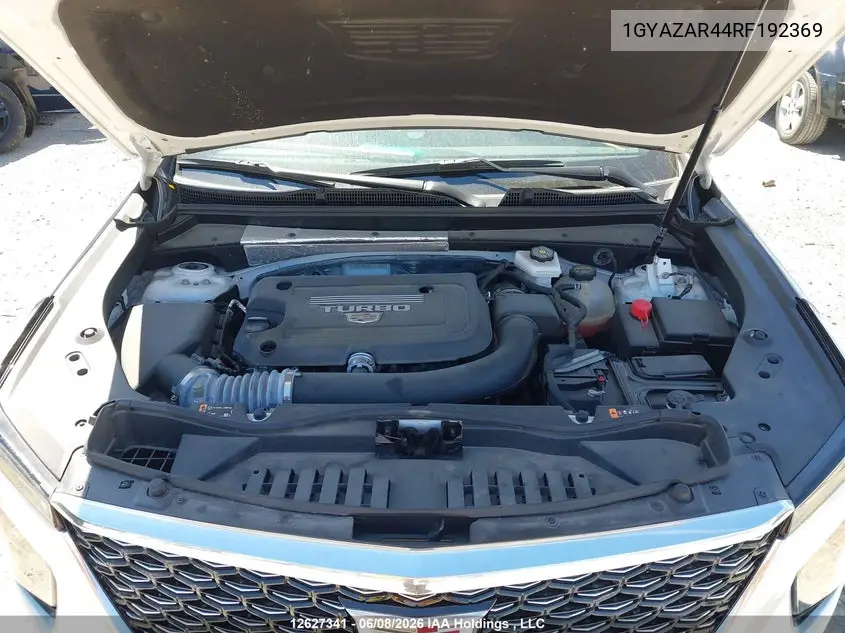 2024 Cadillac Xt4 Luxury VIN: 1GYAZAR44RF192369 Lot: 12627341