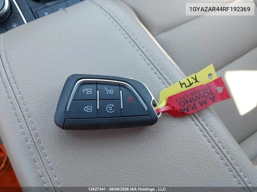 2024 Cadillac Xt4 Luxury VIN: 1GYAZAR44RF192369 Lot: 12627341