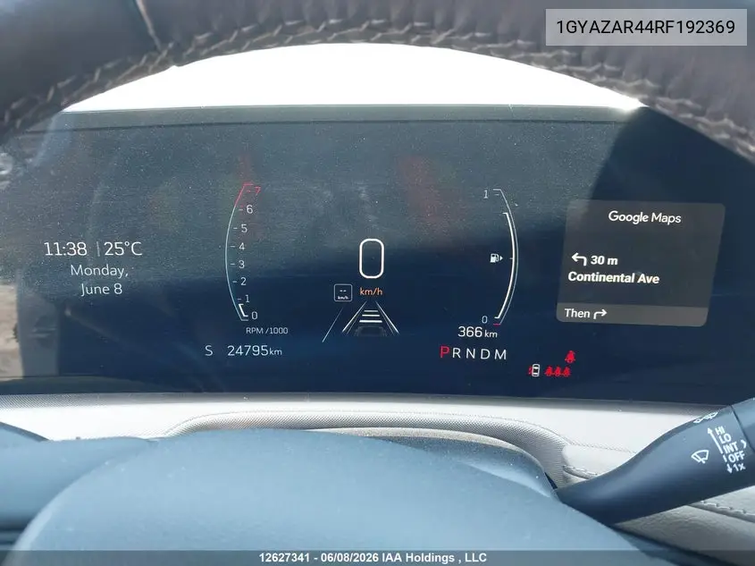 2024 Cadillac Xt4 Luxury VIN: 1GYAZAR44RF192369 Lot: 12627341