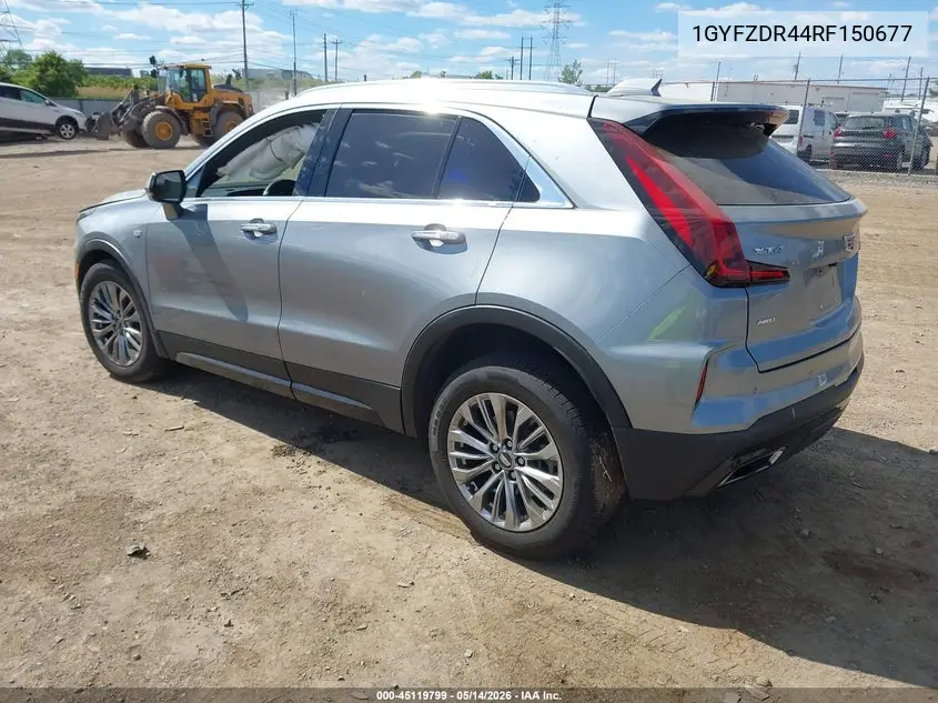 2024 Cadillac Xt4 Awd Premium Luxury VIN: 1GYFZDR44RF150677 Lot: 45119799
