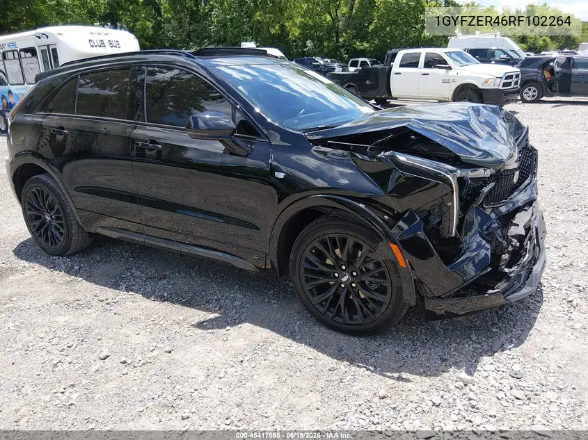 2024 Cadillac Xt4 Fwd Sport VIN: 1GYFZER46RF102264 Lot: 45417595