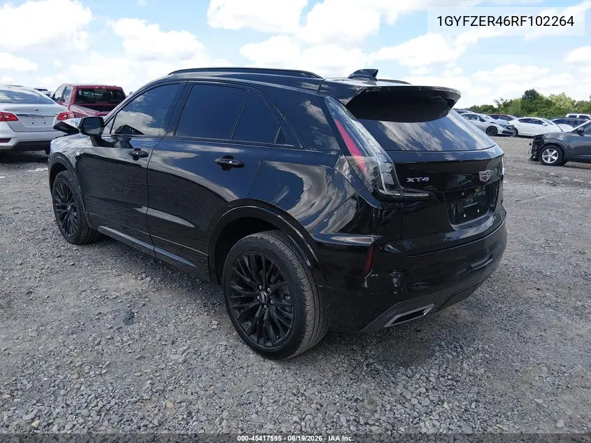 2024 Cadillac Xt4 Fwd Sport VIN: 1GYFZER46RF102264 Lot: 45417595