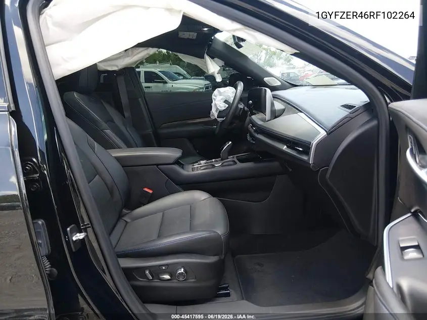 2024 Cadillac Xt4 Fwd Sport VIN: 1GYFZER46RF102264 Lot: 45417595