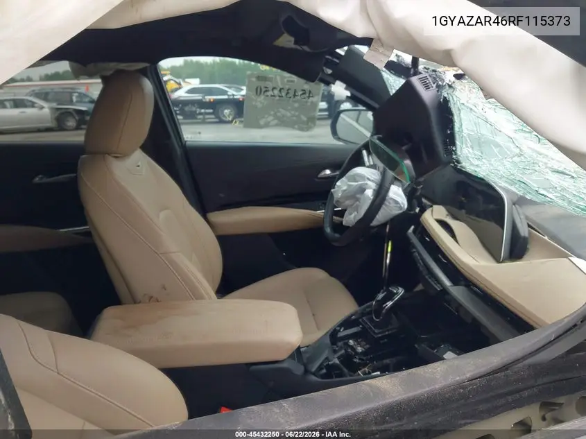 2024 Cadillac Xt4 Fwd Luxury VIN: 1GYAZAR46RF115373 Lot: 45432250