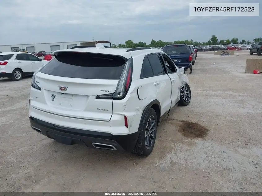 2024 Cadillac Xt4 Awd Sport VIN: 1GYFZFR45RF172523 Lot: 45456766
