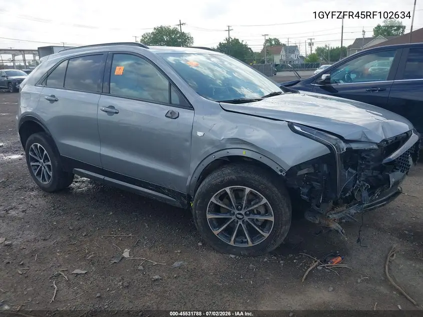 2024 Cadillac Xt4 Sport VIN: 1GYFZFR45RF102634 Lot: 45531788