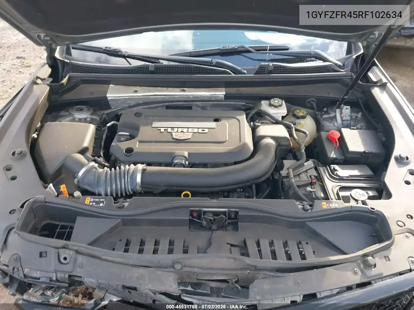2024 Cadillac Xt4 Sport VIN: 1GYFZFR45RF102634 Lot: 45531788