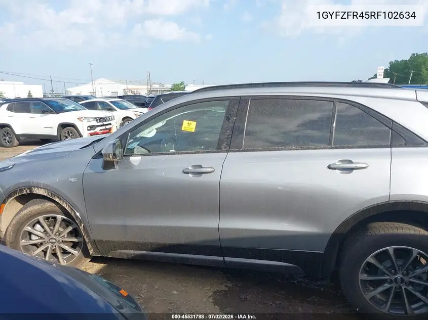 2024 Cadillac Xt4 Sport VIN: 1GYFZFR45RF102634 Lot: 45531788