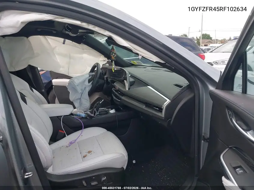 2024 Cadillac Xt4 Sport VIN: 1GYFZFR45RF102634 Lot: 45531788