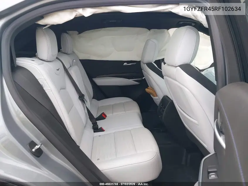 2024 Cadillac Xt4 Sport VIN: 1GYFZFR45RF102634 Lot: 45531788