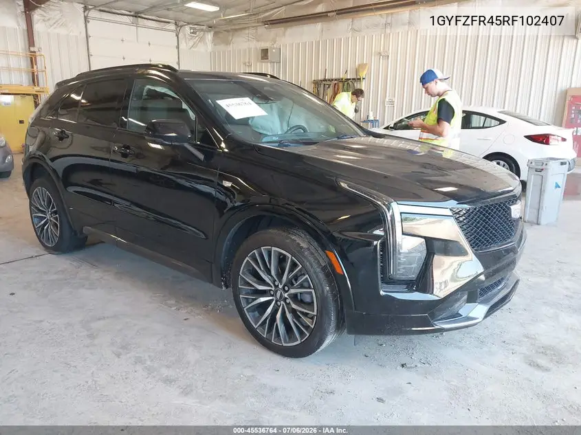 2024 Cadillac Xt4 Awd Sport VIN: 1GYFZFR45RF102407 Lot: 45536764