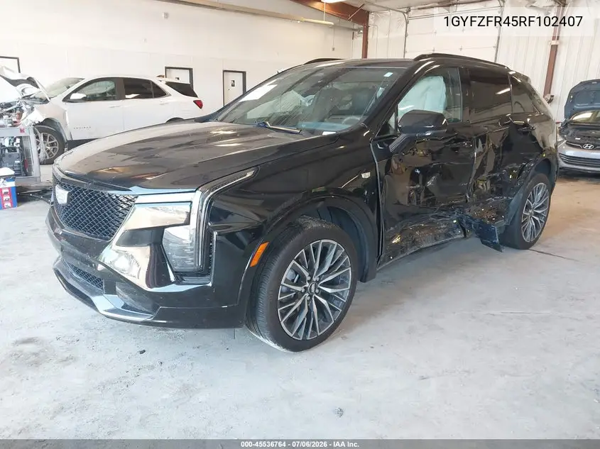 2024 Cadillac Xt4 Awd Sport VIN: 1GYFZFR45RF102407 Lot: 45536764
