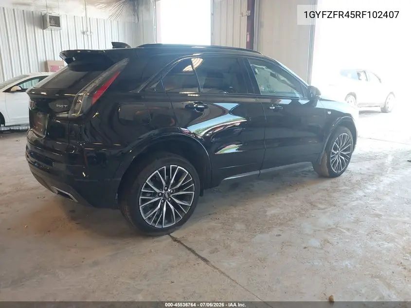 2024 Cadillac Xt4 Awd Sport VIN: 1GYFZFR45RF102407 Lot: 45536764
