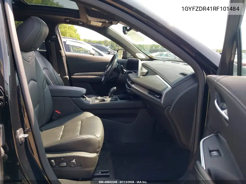 2024 Cadillac Xt4 Awd Premium Luxury VIN: 1GYFZDR41RF101484 Lot: 45602246