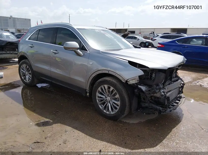 2024 Cadillac Xt4 Fwd Premium Luxury VIN: 1GYFZCR44RF107001 Lot: 45633272